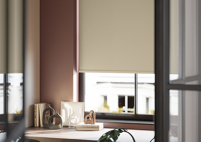 Florenza (Blackout), Manor Cream - Roller Blind - Image 5